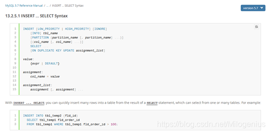 MySQL中的INSERT ... SELECT语法_mysql select insert-CSDN博客