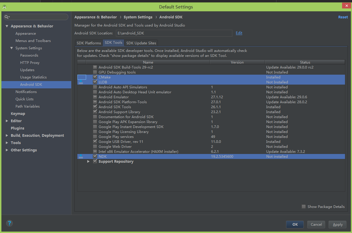 Android +NDK+Cygwin installation environment to build - Programmer Sought