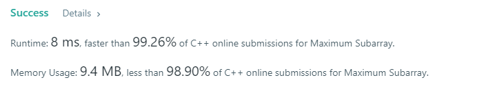 Time complexity is O (n)