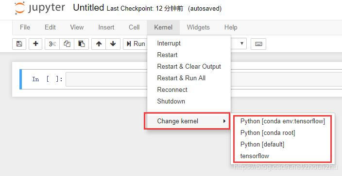 Jupyter Notebook runs the specified conda virtual environment ...