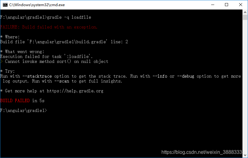 : cannot invoke method on() on null Images High... Gradle调用Ant任务读文件失败,提示:Cannot invoke method sort() on null object_cannot ...