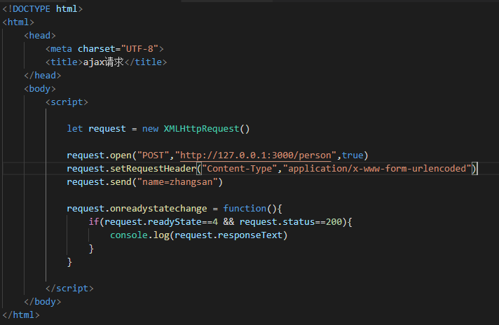 AJAX sends GET requests and POST requests - Programmer Sought