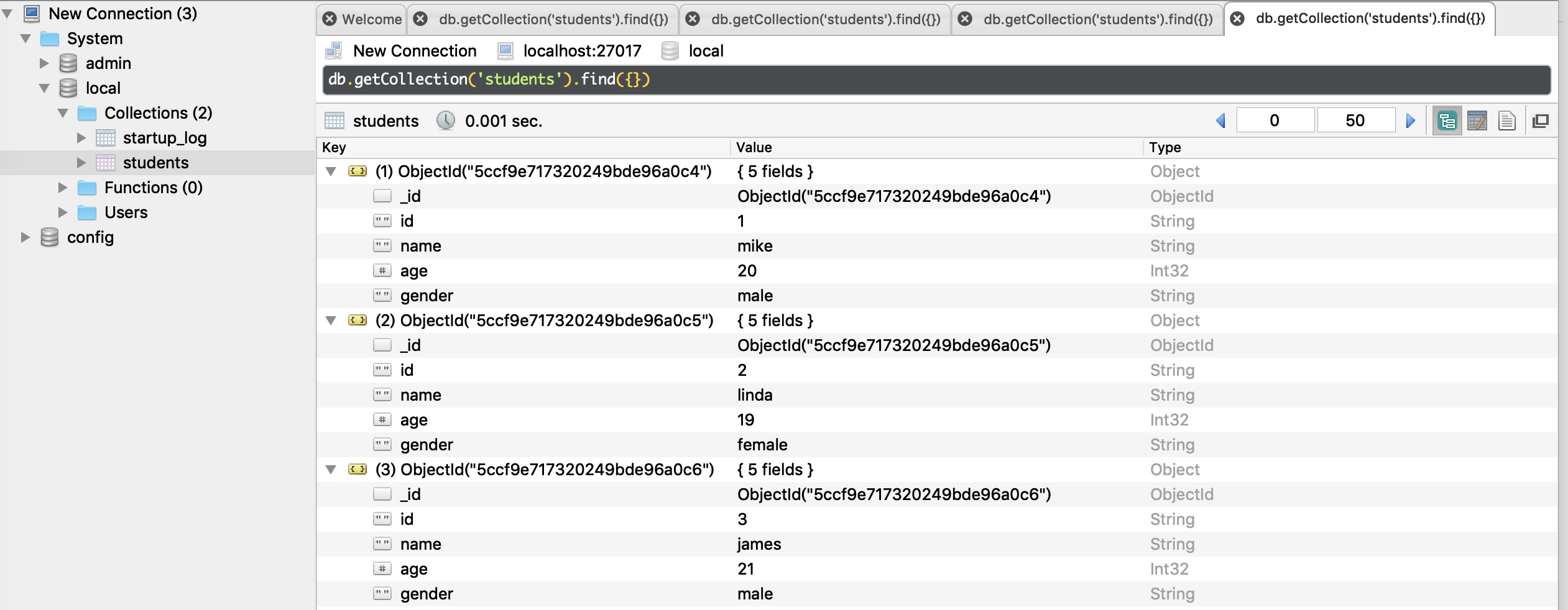 python-mongodb-csdn