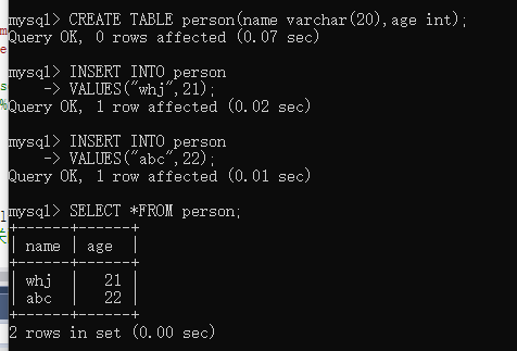 Use c# to implement simple database addition and query - Programmer Sought
