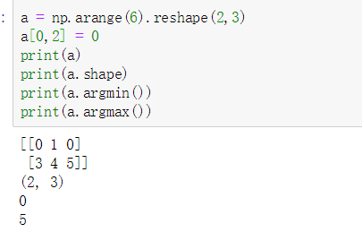 numpy.argmin()||argmax()结构及用法||详解axis