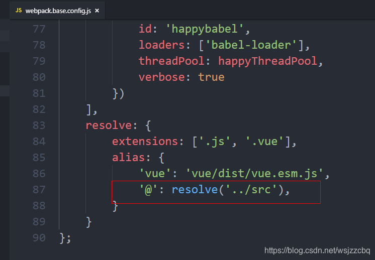 import util from '@/libs/util.js' 中 @ 的含义_import $util from-CSDN博客