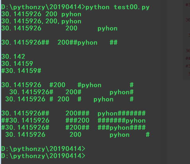 python字符串的格式化输出_表示s=3.14,输出6位数输出小数点后面保留3位左对齐-CSDN博客