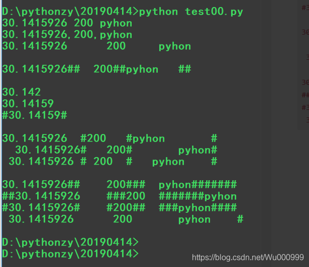 python字符串的格式化输出_表示s=3.14,输出6位数输出小数点后面保留3位左对齐-CSDN博客
