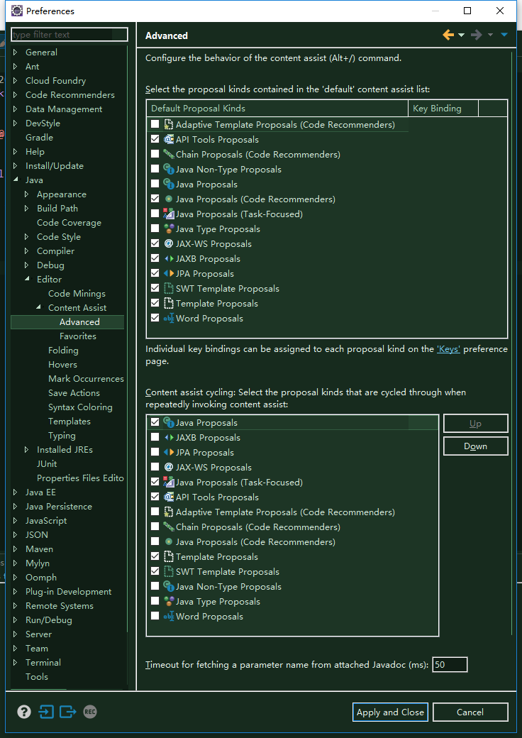 关于eclipse的代码提示Content Assist_eclipse content assitent beg castCSDN博客