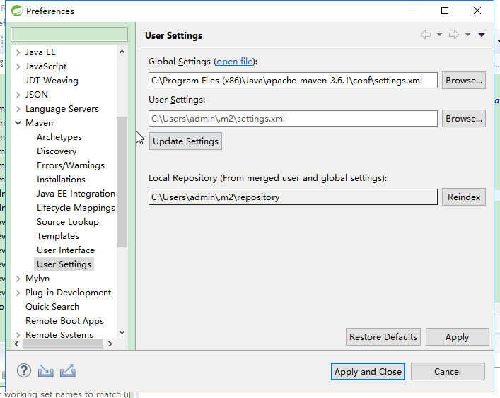 Eclipse配置Maven与Maven镜像的使用_eclipse maven 添加镜像CSDN博客
