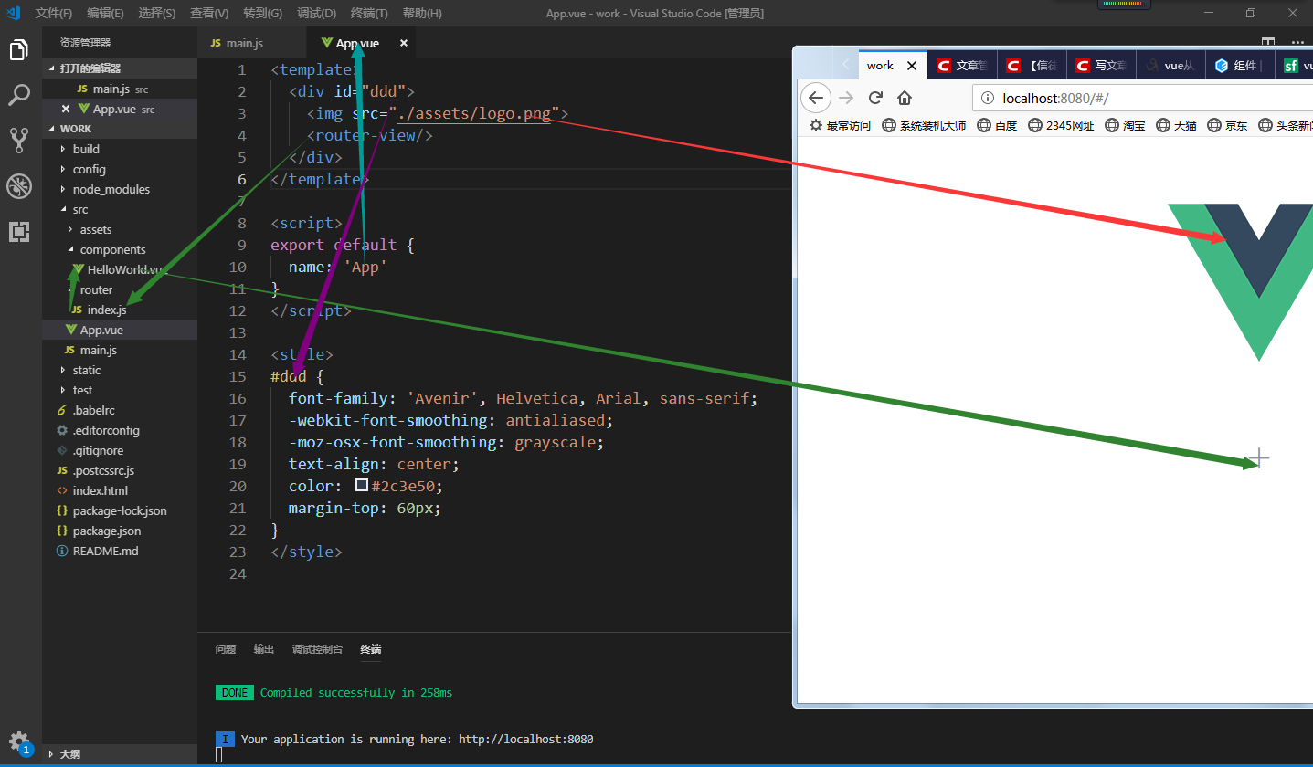VScode vue工程项目入门小白必看_使用vscode vue 创建项目的默认位置CSDN博客