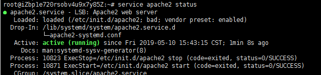 apache运行状态