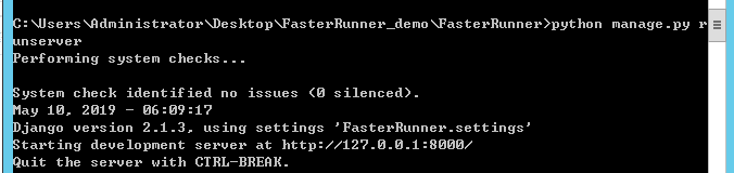 FasterRunner安装教程Windows版