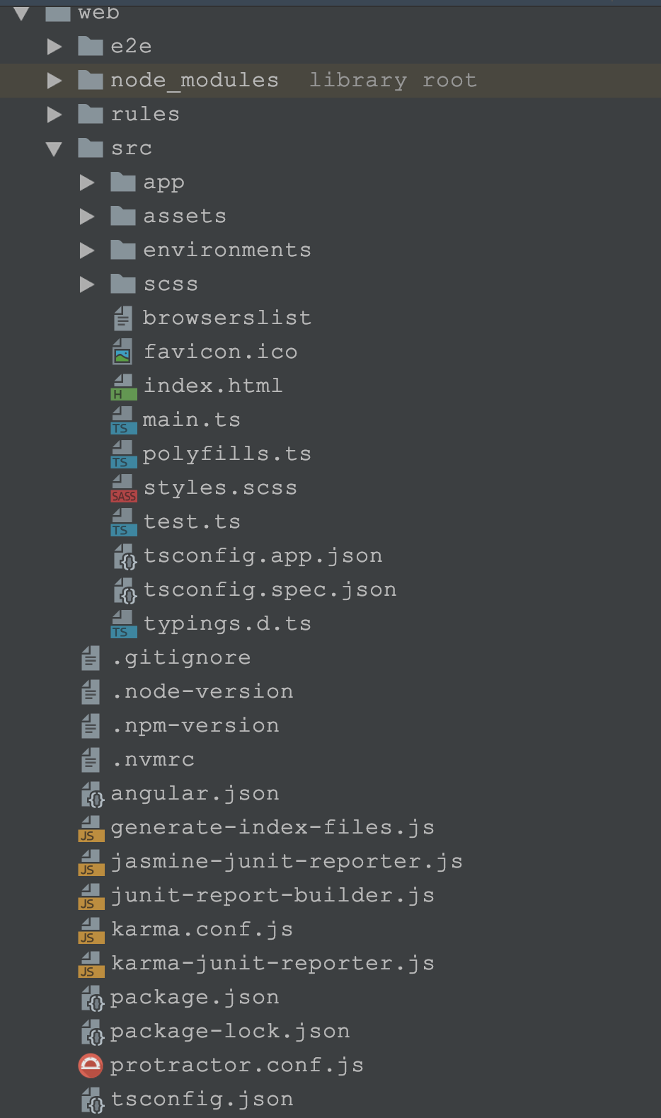 Angular 项目结构