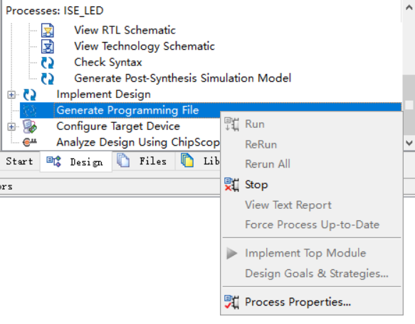 ISE_软件基本使用流程（win10 的bug&工程&约束&仿真&烧写&mcs固化）