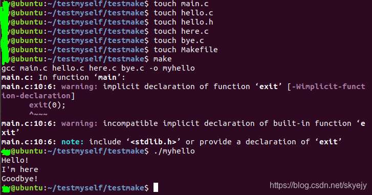 Linux Makefile Example Linux的Makefile小例子_kylin中makefile示例-CSDN博客