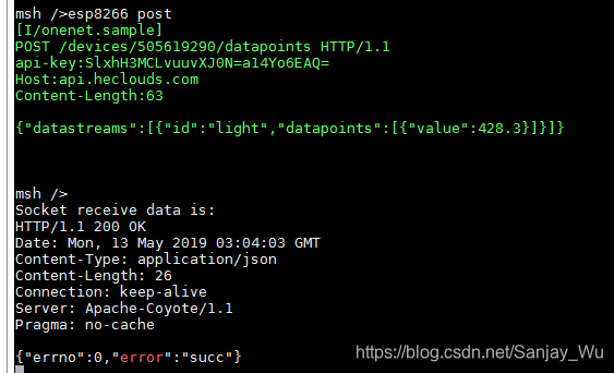 esp8266 post