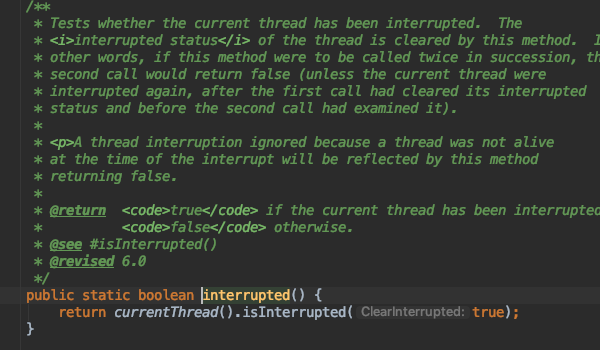 a simple explanation of the isInterrupted() interrupt() interrupted ...