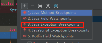 debug模式,进入断点后的界面,我这里是windows,可能和mac的图标等会有
