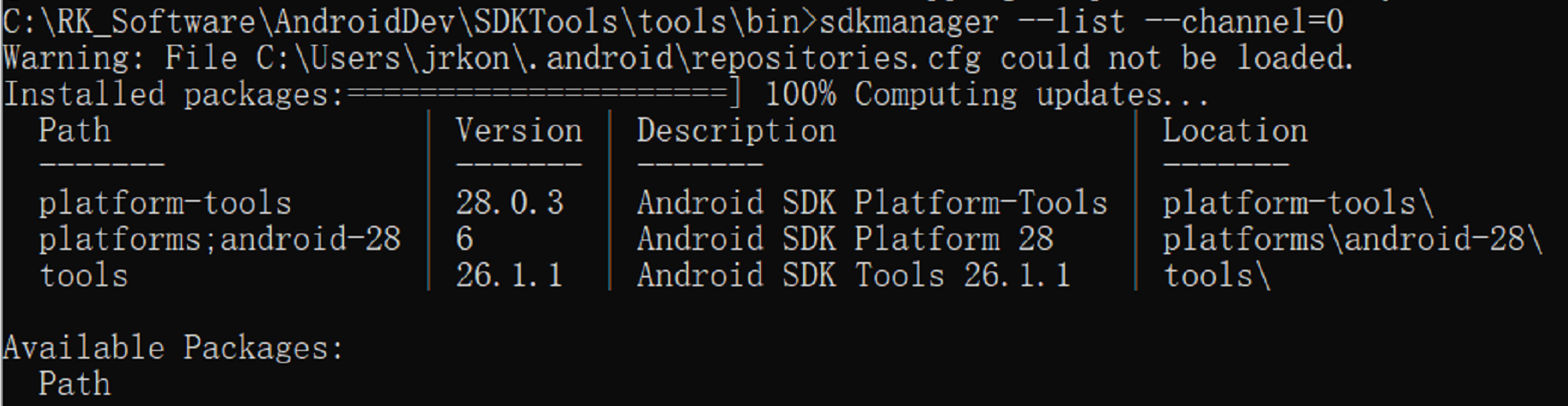 Win10中Qt Android配置 - SDK Command Line_window如何安装commandlinetools-CSDN博客
