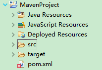 新创建的Maven项目中的问题图片描述