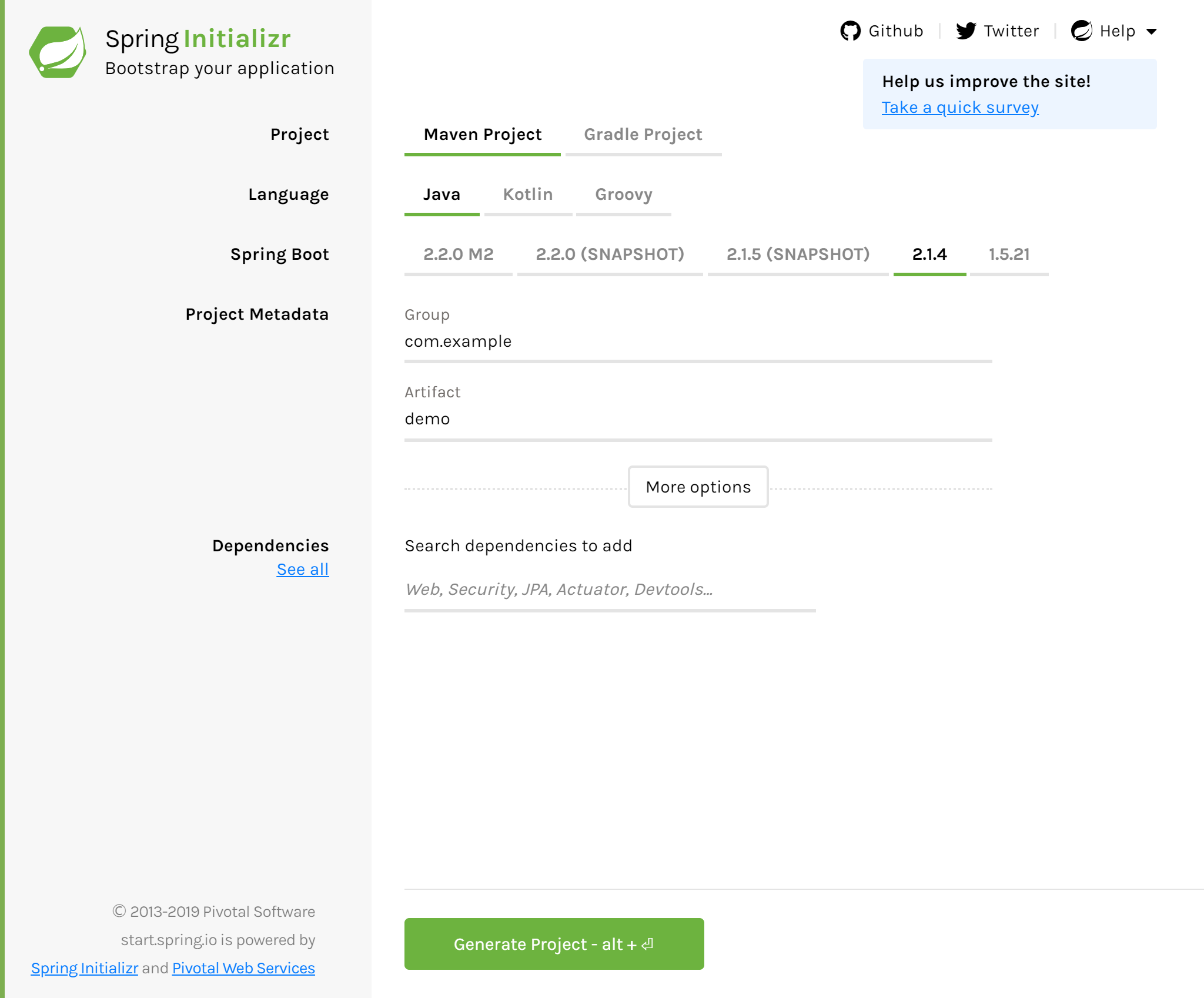 Spring Boot 2 (1): Project construction - Programmer Sought