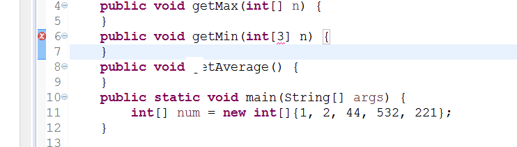 C语言和Java 在用数组作为参数时有点不一样