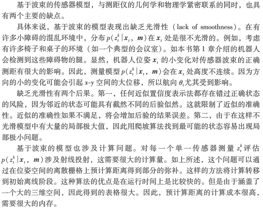 AMCL 激光测量模型