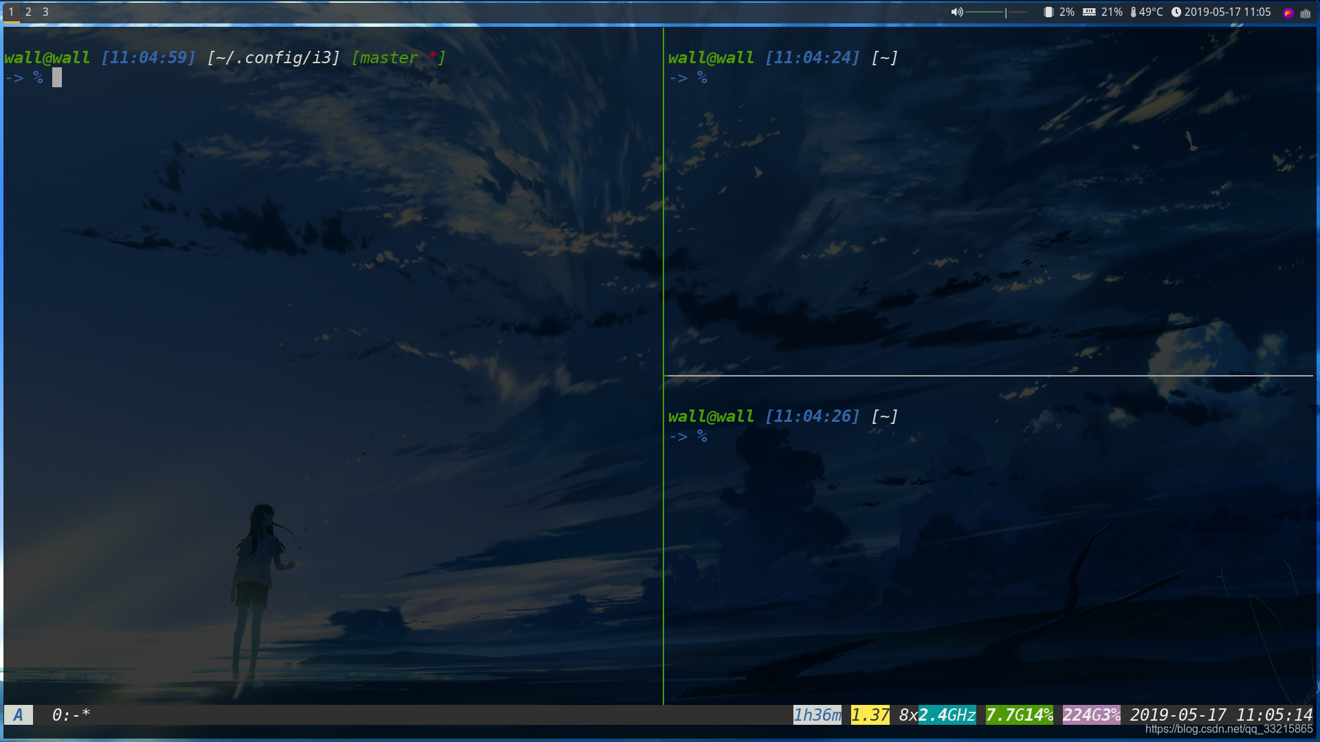 Archlinux图形界面安装与美化 I3 Polybar 盐焗咸鱼的博客 程序员宅基地 Polybar 程序员宅基地