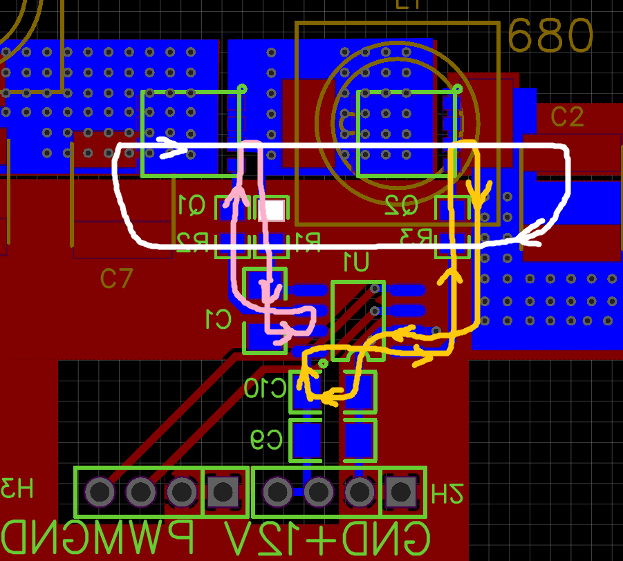 关于mos驱动芯片的layout