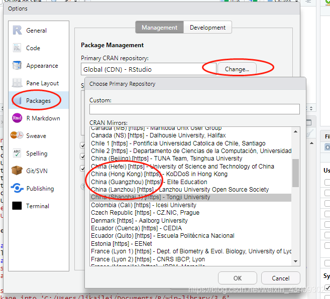 Cran Rstudio Rstudio安装packages时报错,原因可能是这样_rstudio is currently running-CSDN博客