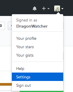 github setting