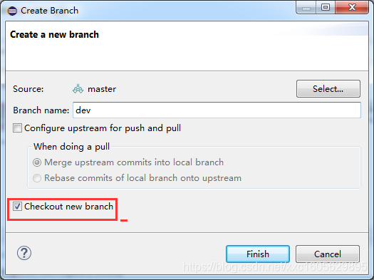 git create new branch