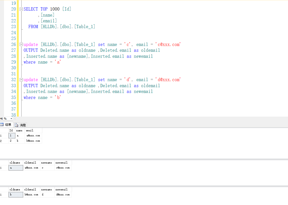 Inserted和Deleted在insert、update、delete的简单使用-CSDN博客