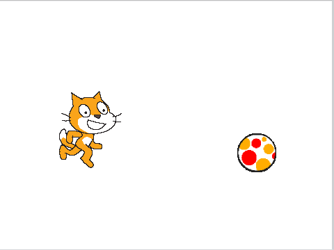 scratch学习——小猫踢足球