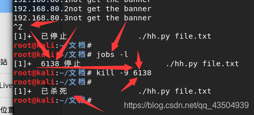 Linux中用ctrl Z挂起的任务完全杀死的方法 爱党人士 Csdn博客