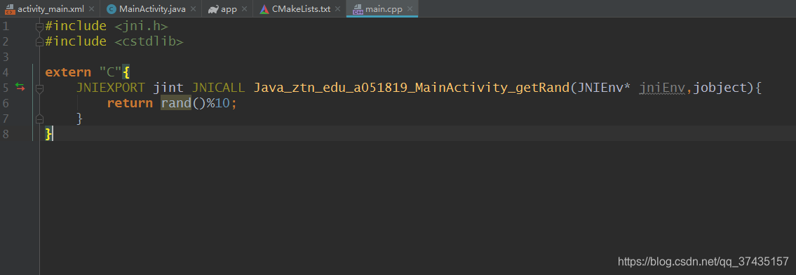 【android studio】添加C/C++支持的两种方式(cmake)_android cmake c++11-CSDN博客