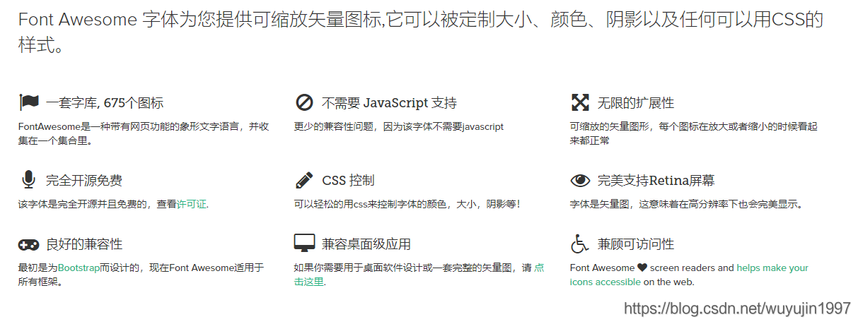 FontAwesome 字体图标库 使用_fa 图标-CSDN博客
