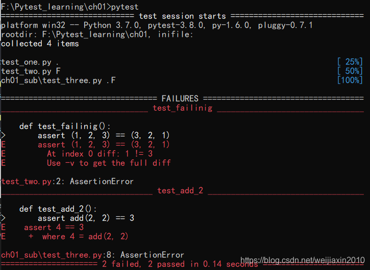 《pytest测试实战》新手友好版——第一章 pytest入门_python testing with pytest-CSDN博客