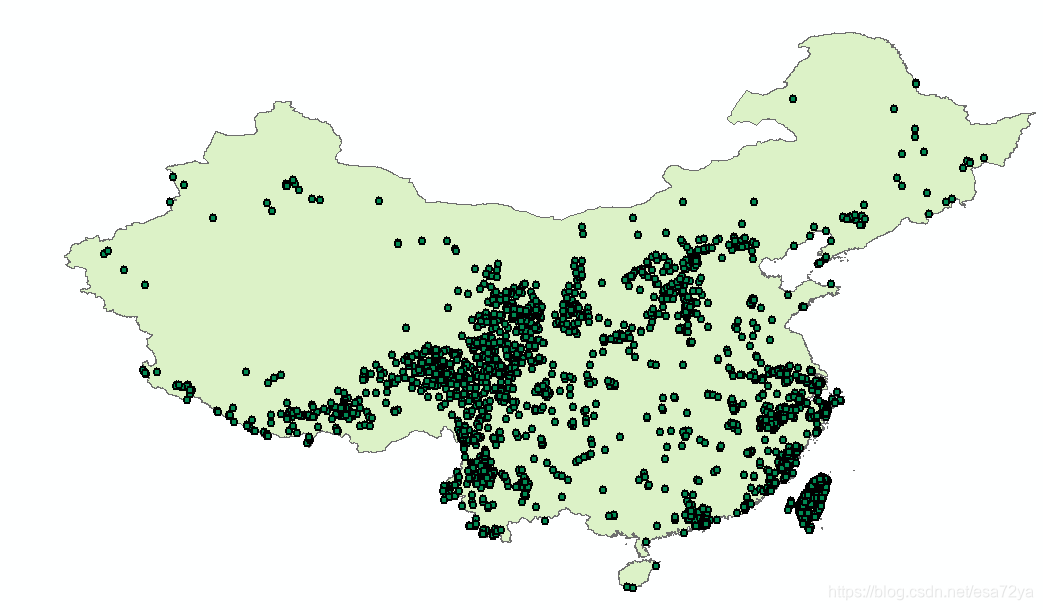 中国宗教建筑分布