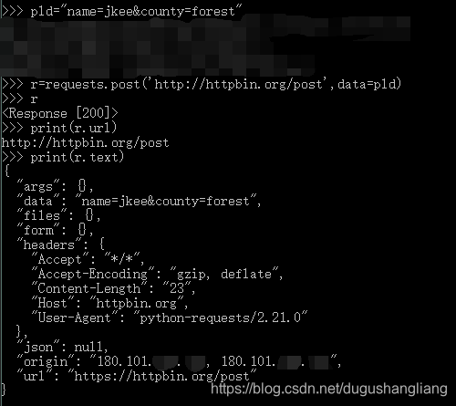 python的requests模块中post方法的data参数不同格式-字典、url参数字符串_requests.post跟的data是什么 ...