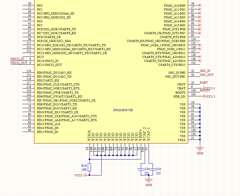 stm32f407自己绘制的最小系统板不能正常工作