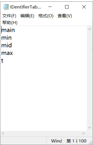 编译原理——词法分析器实验