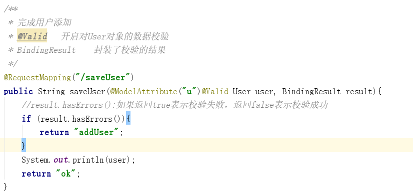 SpringBoot server form data validation - Programmer Sought