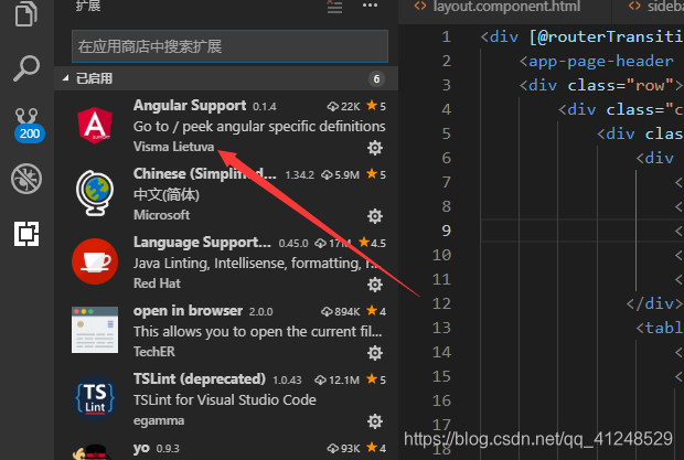 vs code中 Angular ctrl+鼠标左键 点击html中的方法不能跳到ts的方法上