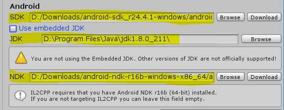 Unity - 手动发布Android 前的SDK,NDK,JDK的设置-CSDN博客