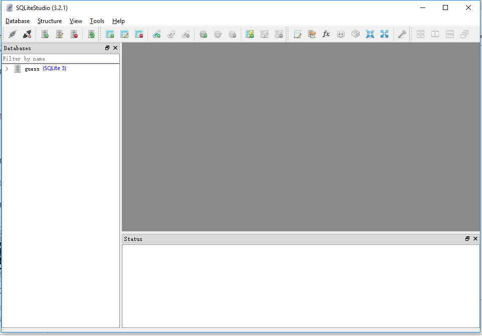 sqlitestudio execute script in sql editor