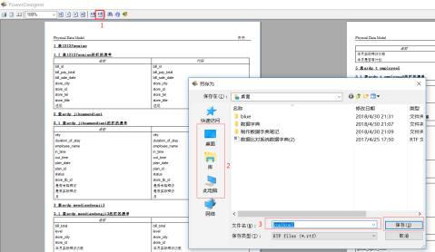 powerdesigner制作数据字典
