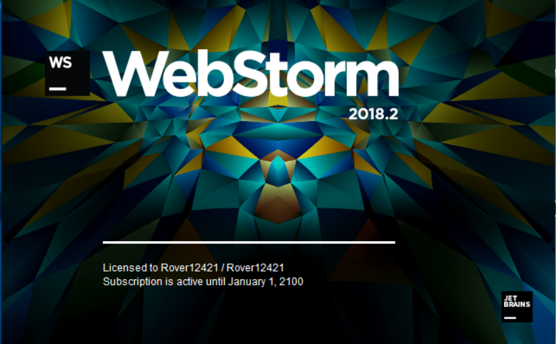 WebStorm2018.3.2 版本安装（附赠具体破解方法）