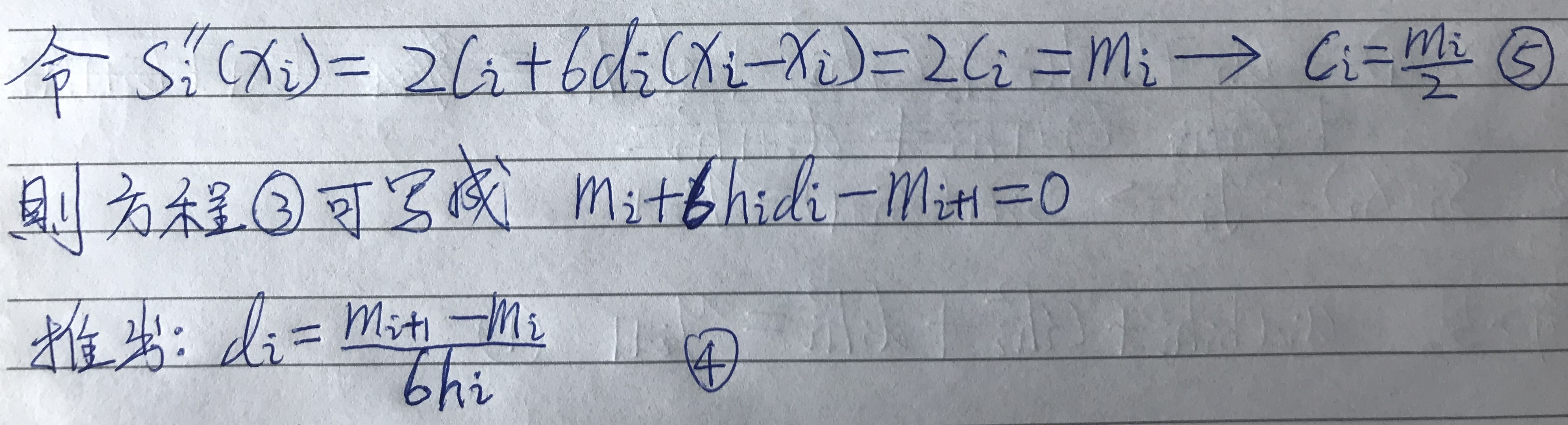 数值计算 --- 三次样条函数插值(Cubic spline function interpolation)